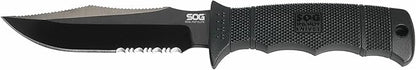 SOG Seal Pup Elite Tactical Fixed Blade- Survival and Hunting Knife with Sheath, 4.75 Inch Combat Knife Blade (E37T-K)