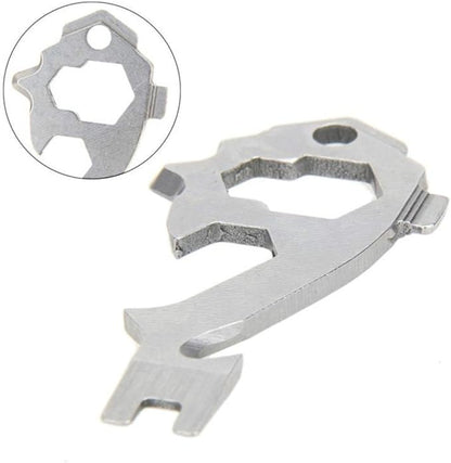 20 In 1 Multi Tool Pocket Outdoor Camping Survival Kit Wrench Opener Portable Tools Screwdriver Keychain Key Hanging