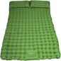Double Sleeping Pad, Self-Inflating Sleeping Pad for Camping, Camping Sleeping Pad with Built-in Pump, 4" Extra Thickness Inflatable Sleeping Mat, Twin Air Mattress for Traveling (Green)
