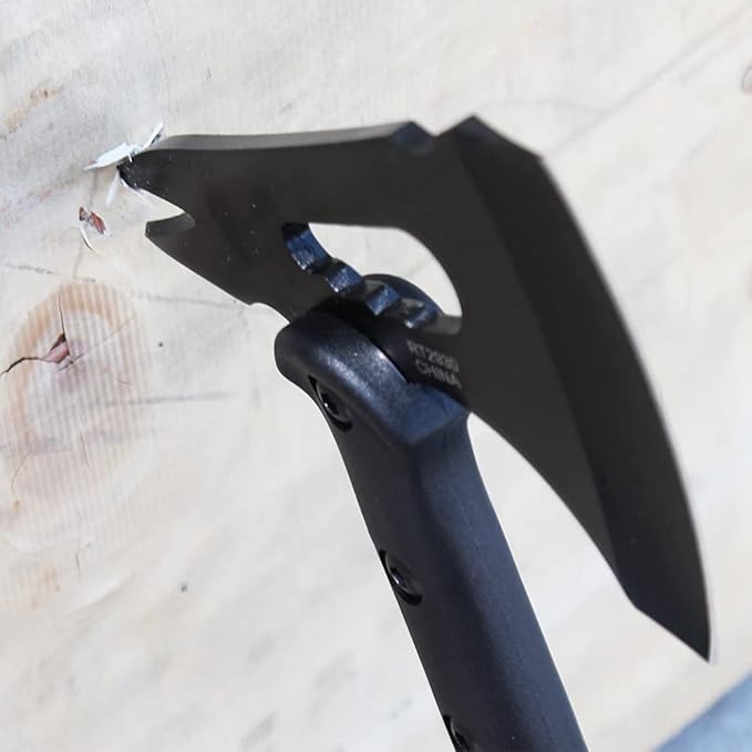 16.75" Rtek Claw Spike Tactical Tomahawk Hatchet, Light Weight Survival Tactical Axe Tool with Sheath (Tactical Axe Claw Spike)