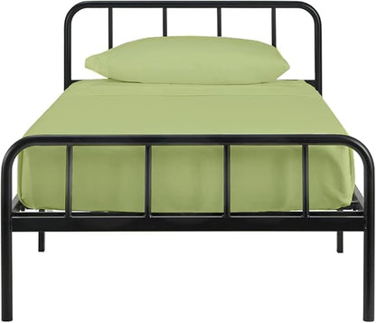 4 PC Cot Size Sheets Set 32x75, 100% Cotton Fitted Cot Sheet- Perfect for Narrow Twin/Rv Bunk/Camping Cot/Guest Bed Replacement, Sheets for Cot Bunk Bed-Fits Upto 4-8" Deep Mattress- Sage Solid