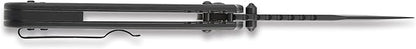 Ganzo G768PT-BK EDC Folding Pocket Knife Razor Sharp D2 Stainless Steel Black Blade G10 Handle with Clip Outdoor Foldable Pocket Knife Hunting Fishing Hiking Gear Best Gift for Men (Black)