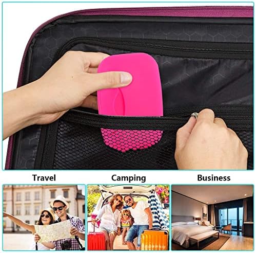 2 Pcs Plastic Soap Case Holder Container Box Home Outdoor Hiking Camping Travel Rose
