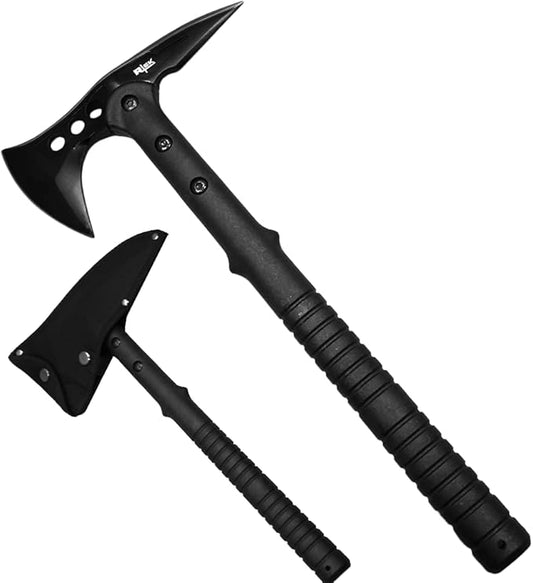 15.5" Rtek Tactical Tomahawk Hatchet, Light Weight Survival Tactical Axe Tool with Sheath (Tactical Axe Spike)
