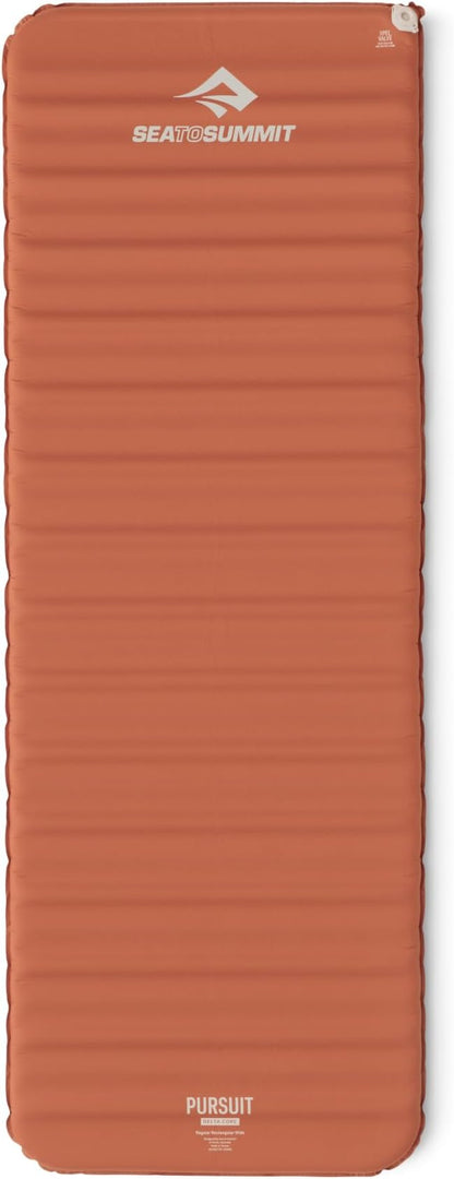 Sea to Summit Pursuit Self-Inflating Sleeping Mat for Camping and Backpacking, Rectangular - Regular (72 x 25 x 2 inches)