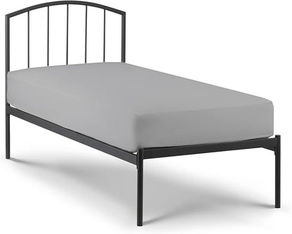 4 PC Cot Sheet Set 33x75, 100% Cotton Fitted Cot Sheet- Perfect for Narrow Twin/Rv Bunk/Camping Cot/Guest Bed Replacement, Sheets for Cot Bunk Bed-Fits Upto 4-8" Deep Mattress- Light Grey Solid