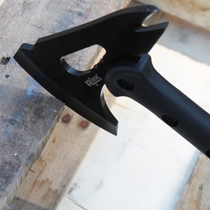 16.75" Rtek Claw Spike Tactical Tomahawk Hatchet, Light Weight Survival Tactical Axe Tool with Sheath (Tactical Axe Claw Spike)