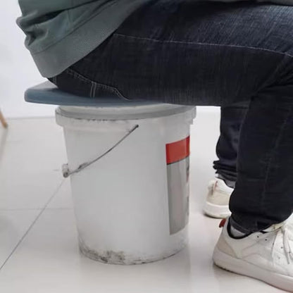 FOMIYES Toilet Seat Bucket with Lid Toilet Mat Potty Seat for Toilet Water Barrel Camping Supplies Portable Toilet Simple Pvc Plastic Barrel Elder