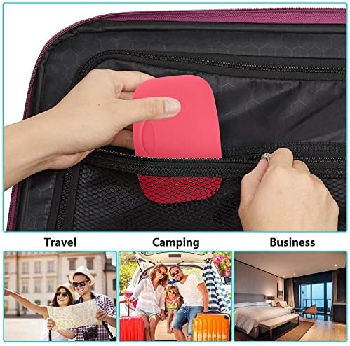 2 Pcs Plastic Soap Case Holder Container Box Home Outdoor Hiking Camping Travel Pink