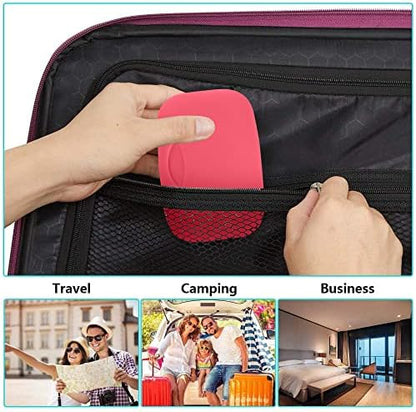 2 Pcs Plastic Soap Case Holder Container Box Home Outdoor Hiking Camping Travel Pink