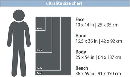 PackTowl Ultralite Microfiber Towel