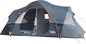 UNP Camping Tent 10-Person-Family Tents, Parties, Music Festival Tent, Big, Easy Up, 5 Large Mesh Windows, Double Layer, 2 Room, Waterproof, Weather Resistant, 18ft x 9ft x78in