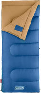 Coleman Brazos 20/30°F Adult Cool-Weather Sleeping Bag with No-Snag Zipper & Stuff Sack, Machine Washable