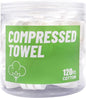 120 Pcs Compressed Towels, Camping Towels, Disposable Face Compressed Towel, Magic Towel, Compressed Towel for Travel, Camping,Hiking (9x9in)
