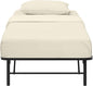 4 PC Cot Fitted Sheet 30x80, 100% Cotton Fitted Cot Sheet- Perfect for Narrow Twin/Rv Bunk/Camping Cot/Guest Bed Replacement, Sheets for Cot Bunk Bed-Fits Upto 4-8" Deep Mattress- Ivory Solid