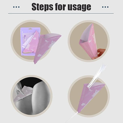 30 Pieces of Pee Funnel for Women, Portable Disposable Urinal for Women, sheweenie Female Urinal for Travel， Waterproof Female Urinal Funnel Suitable for Camping, Hiking, Injury, Pregnancy