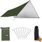 Azarxis Waterproof Camping Tent Tarp Hammock Rain Fly Footprint Ground Cloth Shelter Sunshade Beach Picnic Blanket Mat for Outdoor Camping Park Lawn