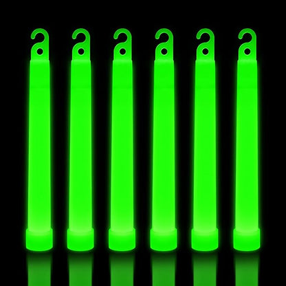 30 Ultra Bright Glow Sticks in Bulk - Multi Use Glowsticks for Parties, Camping, Emergency Light and Survival Kit with 12 Hours Duration