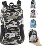 4Monster Hiking Daypack,Water Resistant Lightweight Packable Backpack for Travel Camping Outdoor