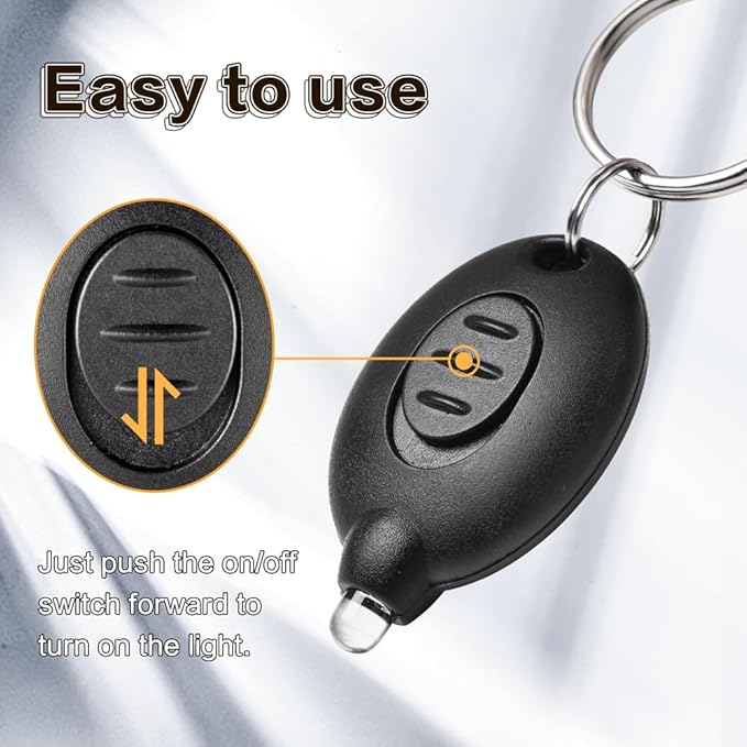 16 Pack Ultra Bright Mini LED Keychain Flashlight, Small Key Ring Flashlight, Portable LED Keychain Light