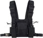 Ousawig Universal Radio Chest Harness Bag Tactical Chest Front Pack Pouch Holster Vest for Two Way Radio Walkie Talkie