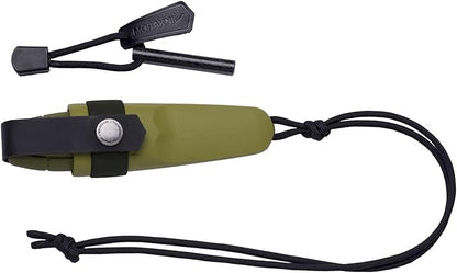 Morakniv Eldris Fixed-Blade Pocket-Sized Knife with Sandvik Stainless Steel Blade, Lanyard and Firestarter, 2.2-Inch