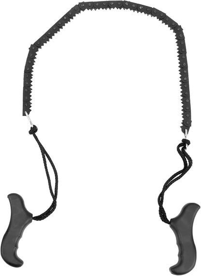 Pocket Chainsaw Serrated Hand Saw Chain Folding Hand Saw for Wood Cutting Hiking Camping Emergency Emergency