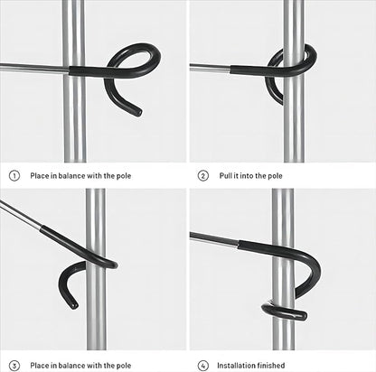 6 Pack Camping Lantern Hook Hangers,Tent Light Lamp Hanging Hooks,Outdoor Lamp Hangers for Camping, Fishing, Hunting
