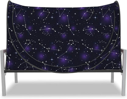 Privacy Pop Eclipse Bed Tent - Full/Starry Constellation