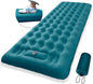 MEETPEAK Extra Thick 5 inch Inflatable Sleeping Pad for Camping, Ultralight Compact Sleeping Mat Built-in Foot Pump for Hiking Backpacking Traveling, Portable Camping Air Mattress