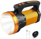 1000,000LM Spotlight 13600mAh Spotlight Flashlight 80H Long Lasting IP67 Waterproof Rechargeable Spotlight 3Modes Spot Light for Outdoor Indoor Camping Home Emergency