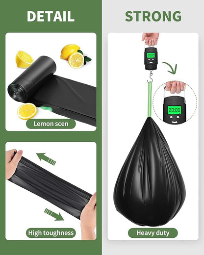 15 Portable Camping Toilet Bags Drawstring, 8 Gal Compost Portable Toilet Bags for Camping Potty Adults, Outdoor Waste Toilet Bag for 5 Gallon Bucket Toilet Camping Bathroom Travel Backpacking