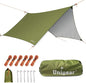 Unigear Hexagon Hammock Rain Fly,15x14FT/12x10FT Multifunctional Waterproof Camping Tarp,Lightweight and Compact Tent Tarp for Backpacking, Hiking, Traveling