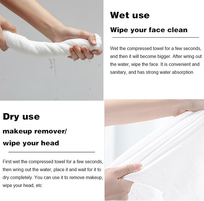 5 Pcs Disposable Bath Towels,42 x 27 inch Bath Towel,Individual Packaging Mini Cotton Coin Towels,Hotel Large Towel,Portable Towels Camping Wipes Magic Towels Compressed Bath Towel Wash Cloths