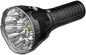 IMALENT MS18 Powerful Bright Flashlight 100,000 Lumens, Flashlights High Lumens Rechargeable with 18pcs Cree XHP70.2 LEDs and OLED Display, LED Flashlight for Emergencies, Camping