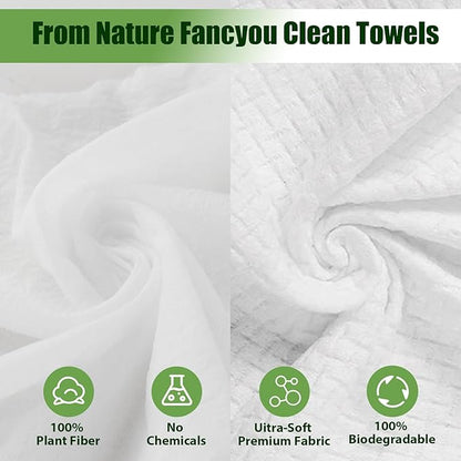 Travel Size Toiletries, Includes Thicken Mini Compressed Towel, Large Disposable Towels, Bath Towel Set for Camping,Hiking,Travel,Hotel,Business,Vacations(31 Count)