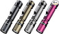 4 Pack 3 Modes Small Mini Flashlights LED Powerful Portable Pocket Compact Light AAA Battery