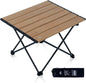 iClimb Ultralight Compact Camping Folding Table with Carry Bag (Nature- S)