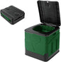 Adult Portable Toilet, Outdoor Camping Portable Toilet, Foldable Travel Toilet with Cover, Suitable for Hiking/Long-Distance Travel (Green)