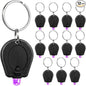 12 Pack Mini UV LED Keychain Flashlight, 395nm UV Light Keychain Flashlight, UV Keychain Flashlight, UV Keychain Light Black Light for Detections