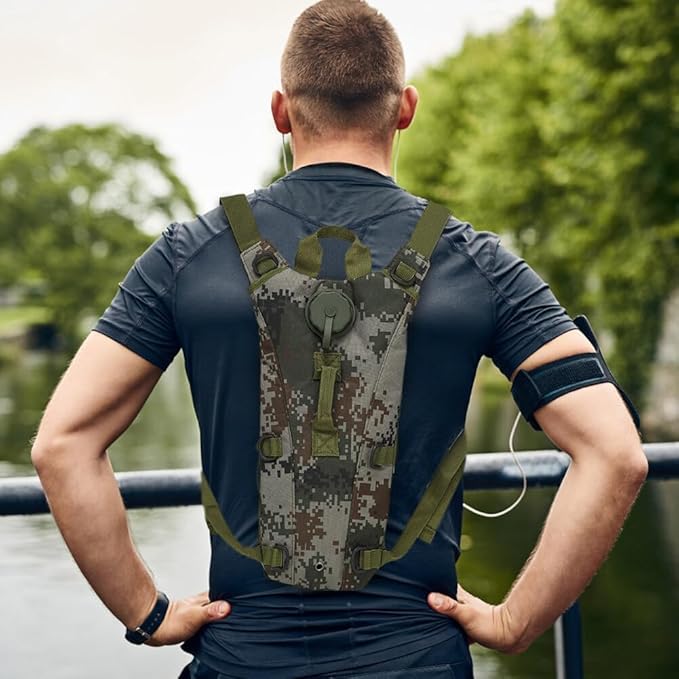 1PCS 3L Military Water Hydration Backpack