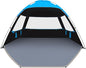 Venustas Beach Tent Sun Shelter for 3-10 Person, UPF 50+ UV Protection Canopy, Lightweight and Easy Setup Cabana, Portable Beach Shade