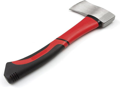 14-Inch Outdoor Camping Axe and Survival Hatchet, Durable Forged Alloy Steel Blade, Unbreakable Fiberglass Handle with Anti-Slip Grip | Perfect for Wood Splitting, Kindling, Chopping, and Throwing Axe