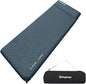 KingCamp Self Inflating Sleeping Pad for Camping with Built-in Pillow, Ultralight Sleeping Pad Camping Mat Durable for Camping Backpacking Hiking Single Double, 4 Size