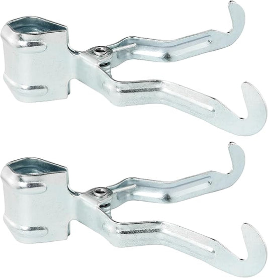 2PCS Multifunctional Camping Hook Clamp Hooks Hold Clips Special Occupation Stainless Steel Lightweight Portable Camping Lantern Hook Hanger for Tent