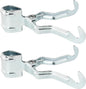2PCS Multifunctional Camping Hook Clamp Hooks Hold Clips Special Occupation Stainless Steel Lightweight Portable Camping Lantern Hook Hanger for Tent