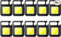 10 Pack COB Mini LED Flashlight Keychain Light, Multifunctional Portable Bright Small EDC Rechargeable LED Flash Light, USB Charging Work Lights for Camping, Outdoor, Fishing, Emergencies