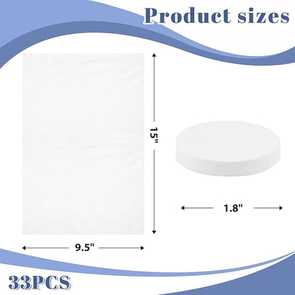 MCPINKY Compressed Towel Tablets, Thicker Magic Large Size Toilet Paper Portable Washcloth Reusable for Travel Camping Hiking Outdoor Sports Beauty Salon