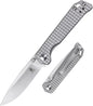 Kizer Begleiter Mini EDC Knife, Titanium Handle with M390 Blade, Small Grey Knife Gift for Men, Ki3458RA2