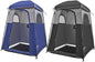 Bundle of KingCamp Oversize Black Camping Shower Tent and Blue Outdoor Shower Tents for Camping Changing Dressing Room Portable Toilet Tent, Easy Set Up, More Space Than Pop Up Privacy Tent